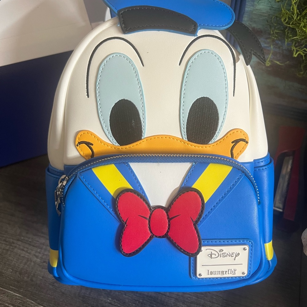 Loungefly Blue and White Donald Duck Mini Backpack